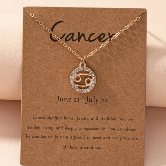 Jewelry - Cancer zodiac sign necklace